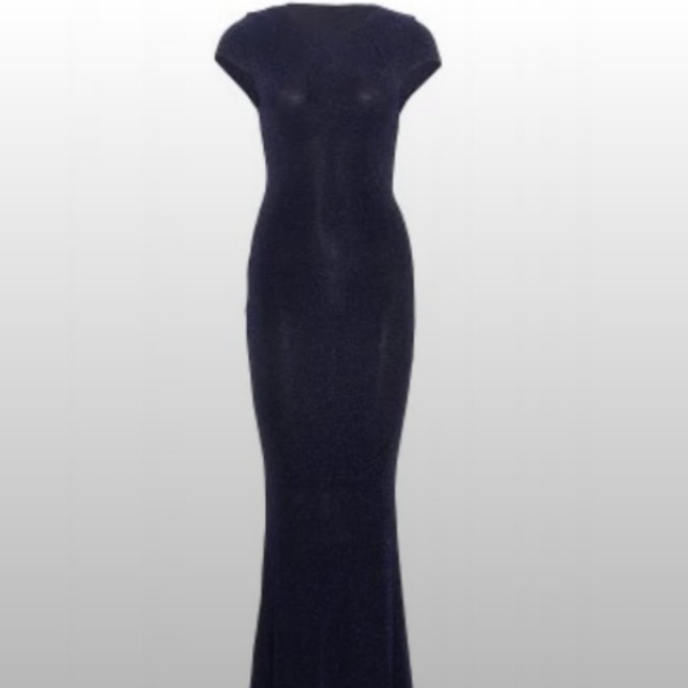 Alice + Olivia Lanie Open Back Gown